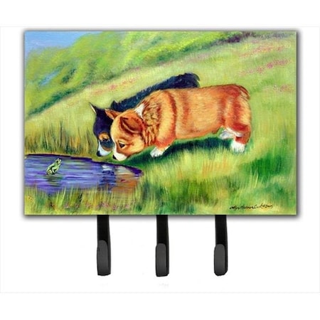 Carolines Treasures 7292TH68 Corgi Leash Holder Or Key Hook 7292TH68